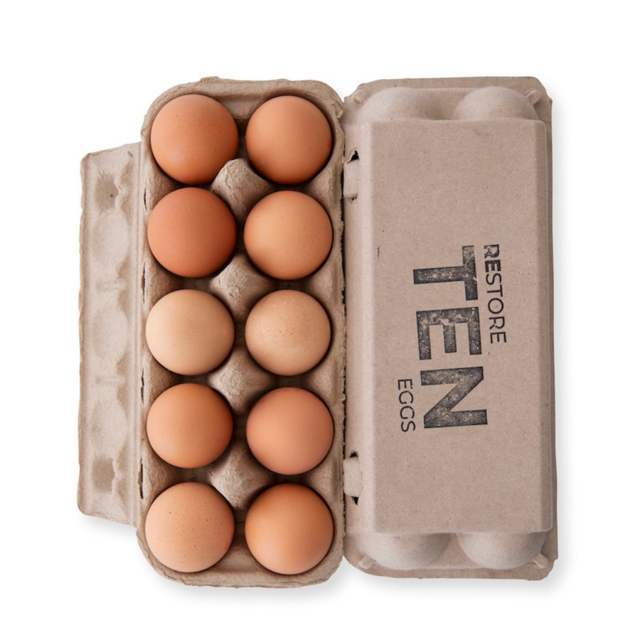 Ten Pastured Eggs - 600g